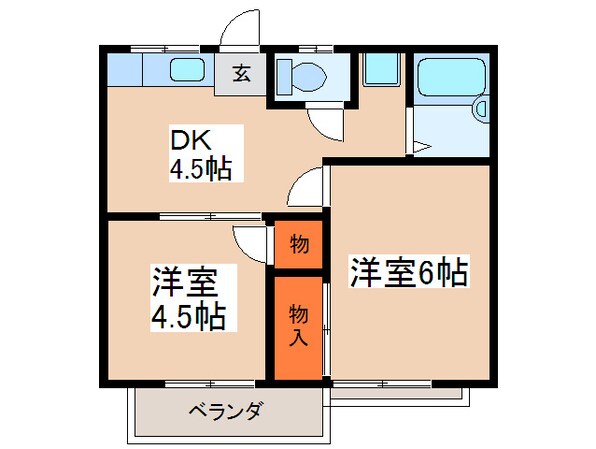 コ―ポＹ．Ｋの物件間取画像